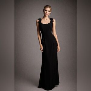 Vintage Floral Evening Gown